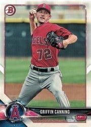 2018 Bowman Draft Base Set Griffin Canning #BD-197 card