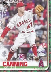 2019 Topps Holiday Base Set Griffin Canning #HW66 card