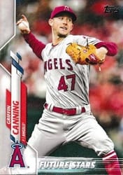 2020 Topps Base Set Griffin Canning #447 card