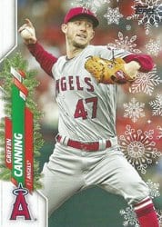 2020 Topps Holiday Base Set Griffin Canning #HW191 card