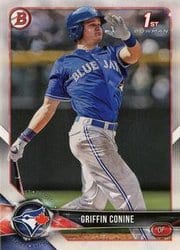 2018 Bowman Draft Base Set Griffin Conine #BD-153 card