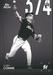 2025 Topps Black & White Base Set Griffin Conine #111 card