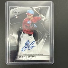 2025 Topps Chrome Black Autographs Griffin Conine #CBA-GCO card