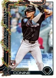 2025 Topps Holiday Base Set Griffin Conine #H124 card