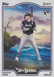 2025 Topps X Bob Ross: The Joy of Baseball Base Set Griffin Conine #95 card