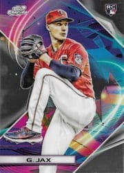 2022 Topps Cosmic Chrome Base Set Griffin Jax #62 card