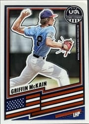 2026 Panini Stars & Stripes Prizm Base Set Griffin McKain #172 card