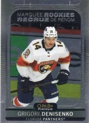 2021-22 O-Pee-Chee Platinum Base Set Grigori Denisenko #208 card