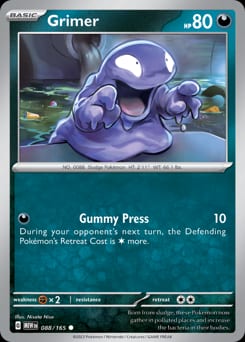 151 Grimer #88 card