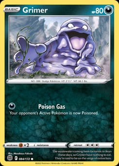 Brilliant Stars Grimer #84 card