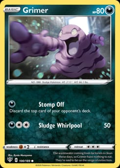 Darkness Ablaze Grimer #100 card