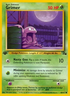 1999 Fossil Grimer #48 card