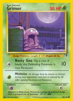 Legendary Collection Grimer #78 card