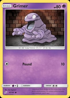 Team Up Grimer #62 card