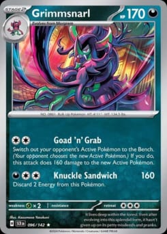 Stellar Crown Grimmsnarl #96 card