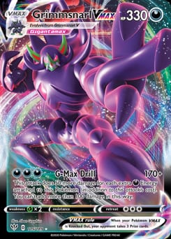 2020 Darkness Ablaze Grimmsnarl VMAX #115 card