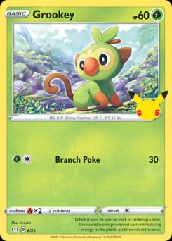McDonald's Collection 2021 Grookey #8 card
