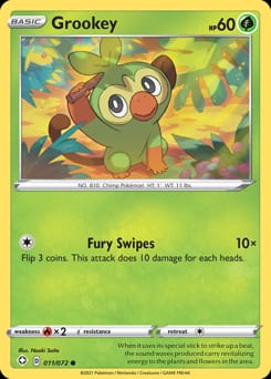 Shining Fates Grookey #11 card
