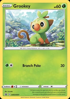 SWSH Black Star Promos Grookey #SWSH001 card