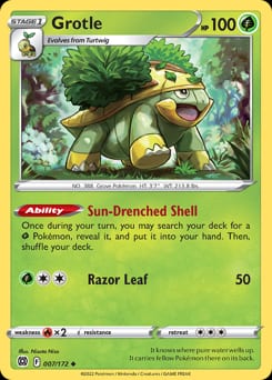 Brilliant Stars Grotle #7 card