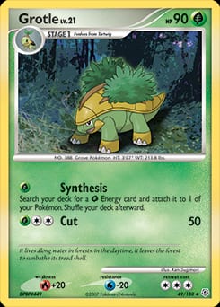 Diamond & Pearl Grotle #49 card