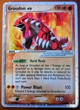 2006 Crystal Guardians Groudon ex #93 card