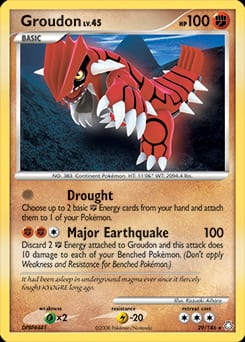 Legends Awakened Groudon #29 card