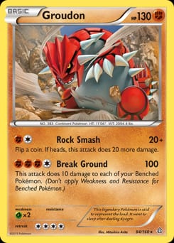 2015 Primal Clash Groudon #84 card