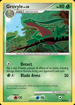 Arceus Grovyle #38 card