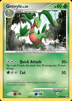 Arceus Grovyle #39 card