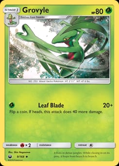 2018 Celestial Storm Grovyle #9 card