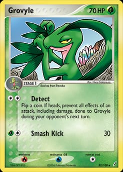 Crystal Guardians Grovyle #32 card