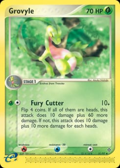 2003 Dragon Grovyle #31 card