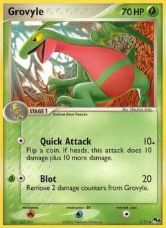 POP Series 4 Grovyle #7 card