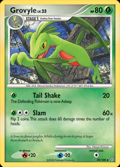 Stormfront Grovyle #39 card