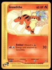 Aquapolis Growlithe #51 card