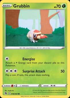 Fusion Strike Grubbin #18 card