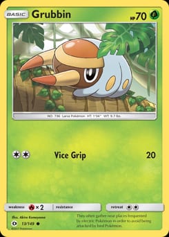 Sun & Moon Grubbin #13 card