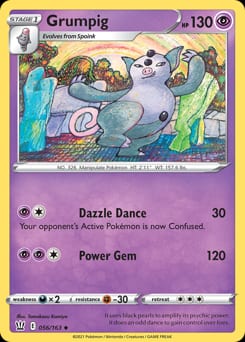 Battle Styles Grumpig #56 card