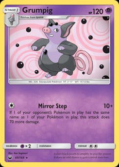 Celestial Storm Grumpig #60 card