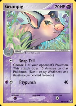 Emerald Grumpig #30 card