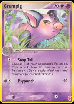 EX Trainer Kit 2 Plusle Grumpig #3 card