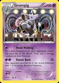 Fates Collide Grumpig #31 card