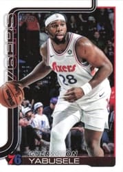 2025-26 Topps Base Set Guerschon Yabusele #26 card
