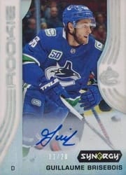 2019-20 Upper Deck Synergy Base Set Guillaume Brisebois #57 card