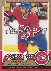 2008-09 O-Pee-Chee Base Set Guillaume Latendresse #121 card