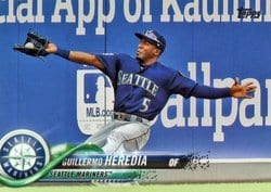 2018 Topps Base Set Guillermo Heredia #522 card