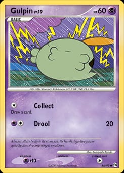 Arceus Gulpin #66 card