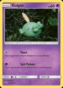 Celestial Storm Gulpin #57 card