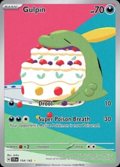 Stellar Crown Gulpin #154 card